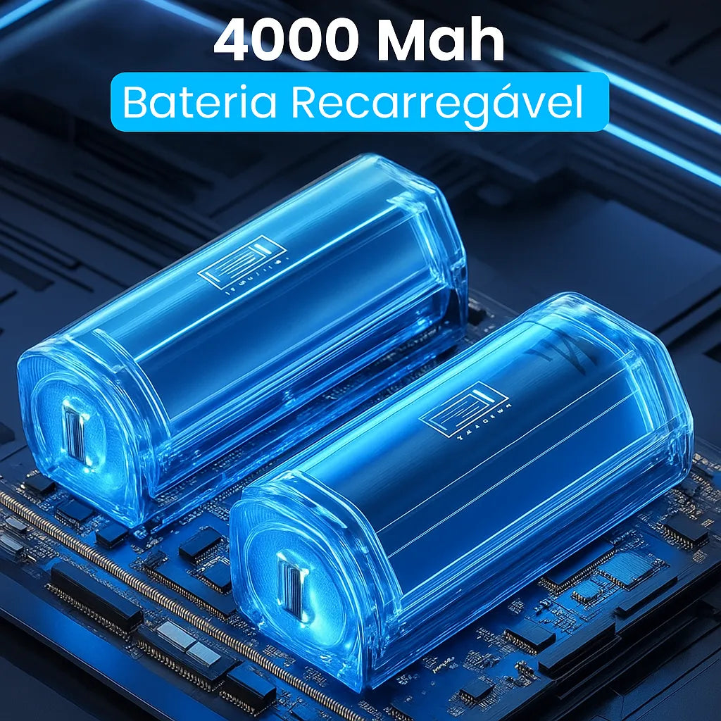 aspirador de pó para carro com bateria de 4000 mah 100% recarregável