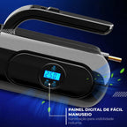 Aspirador de pó para com visor digital inteligente para aumentar a potência 