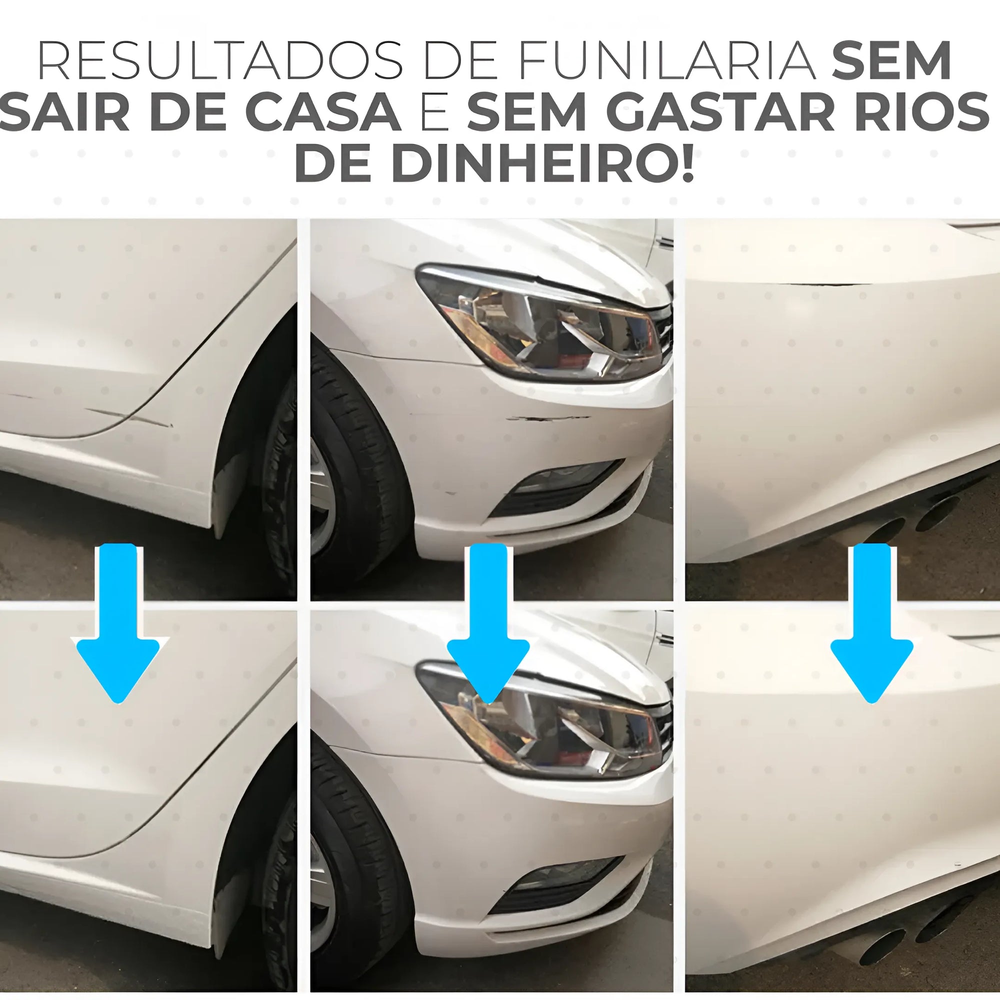 Caneta que oferece resultado de funilaria sem sair de casa, fácil, rápido e eficiente