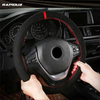 Volante com capa costurada artesanalmente.