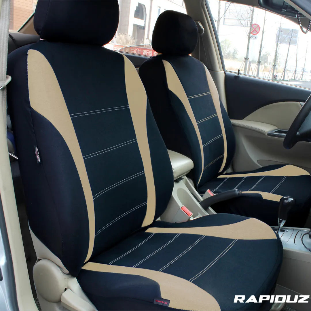 Capa de banco de carro universal instalada dentro do carro