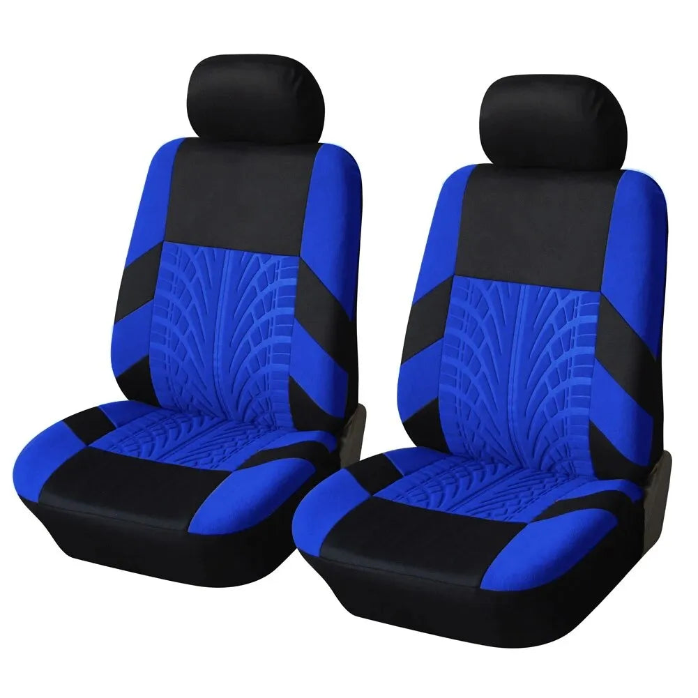 Capa para banco de carro na cor azul, kit com 2 capas de banco de carro