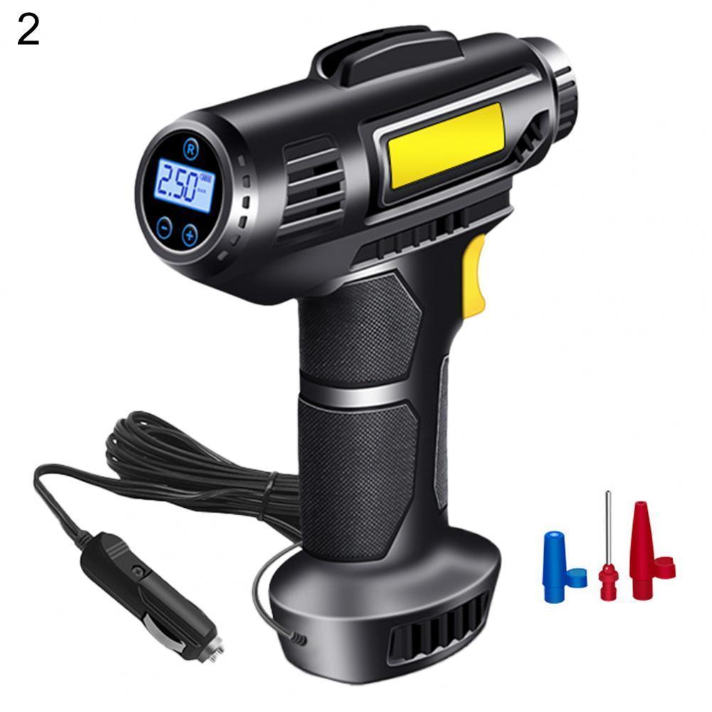 Compressor portátil que funciona conectado via USB para inflar pneus com praticidade