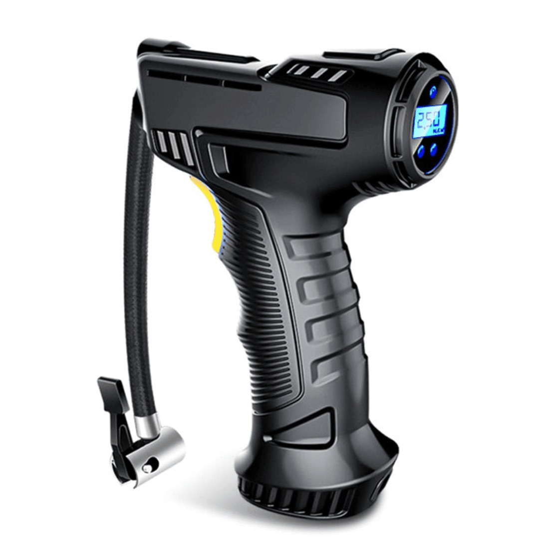 Compressor de ar resistente e prático, equipamento essencial para o carro.