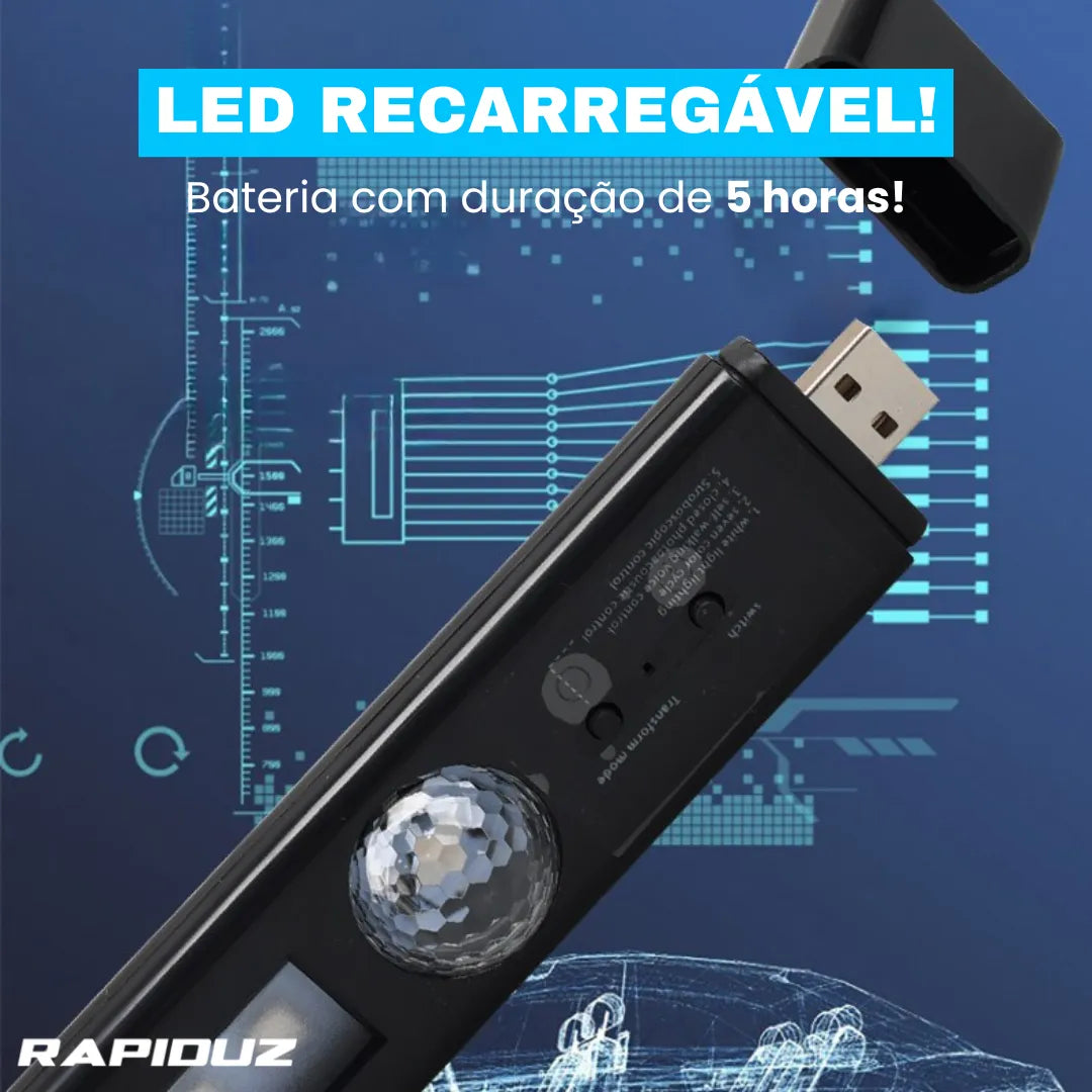 Led automotivo que é recarregável