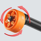 Regule a pistola de alta pressão, apenas girando o bico dela, uso versátil e prático.