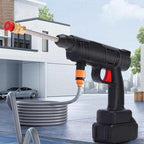 Pistola de alta pressão compacta, portátil e eficiente para lavar carro e outras superfícies.