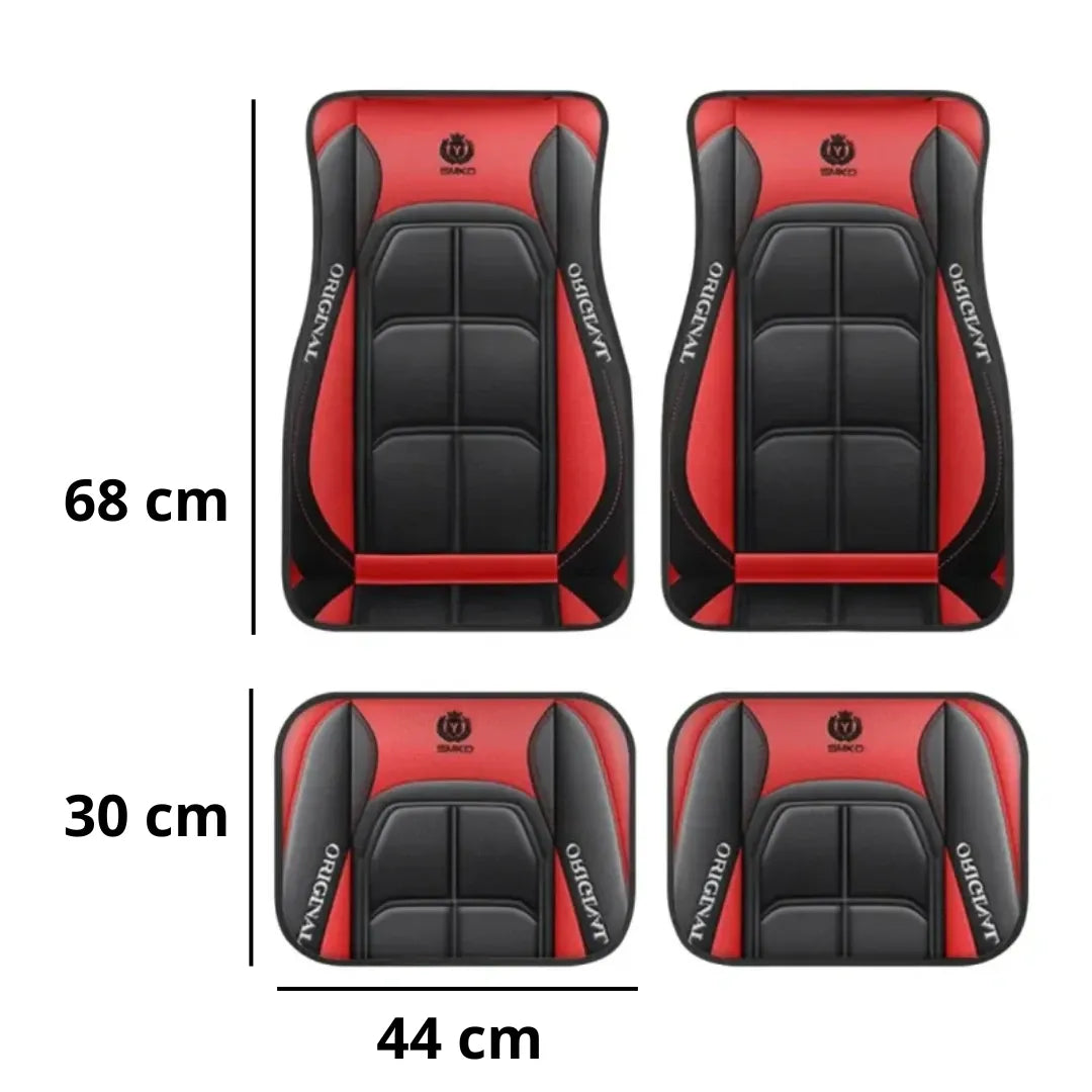 imagem mostra o tamanho do tapete automotivo 