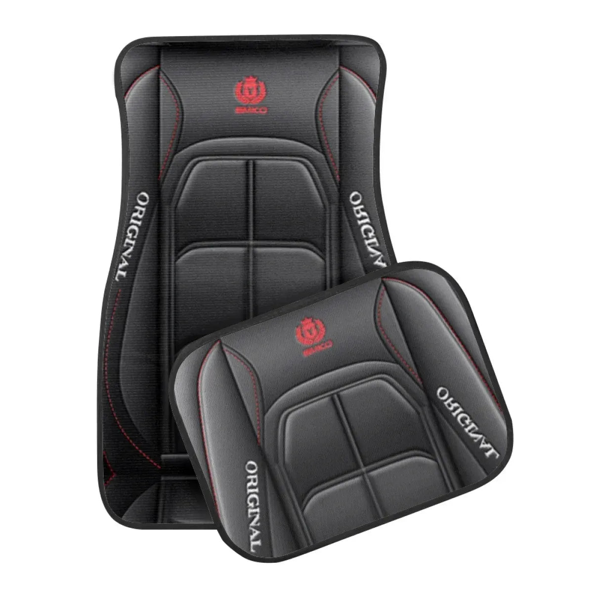 Tapetes para carro com estilo de corrida, proteção eficaz e material de qualidade