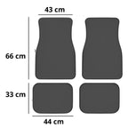 imagem mostra o tamanho do tapete automotivo da loja rapiduz