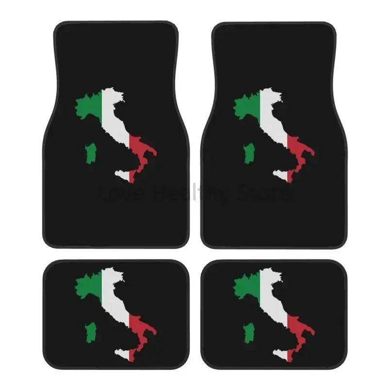 Tapetes automotivos com visual da Itália, resistentes, impermeáveis e fáceis de limpar