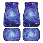 Imagem mosttra 4 Tapetes automotivo com visual galáctico
