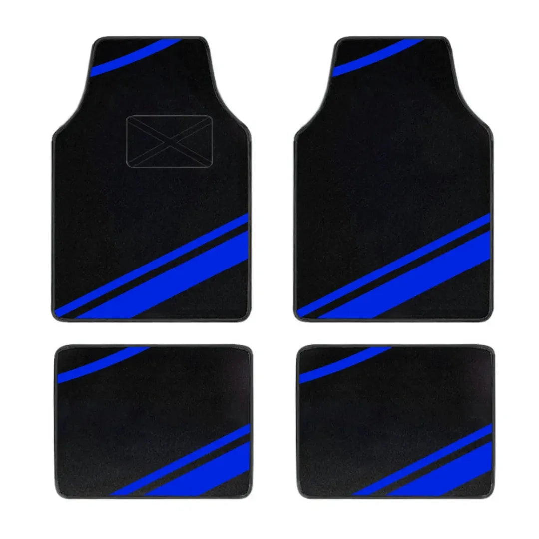 Kit 4 Tapetes automotivo esportivo com design moderno e material resistente para carros