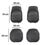 Imagem mostra medidas em centímetros do tapete automotivo 