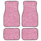 Tapete automotivo feminino universal, fácil de instalar, resistente e impermeável e com brilho