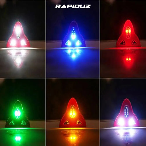 antena de tubarão para carro com LED 