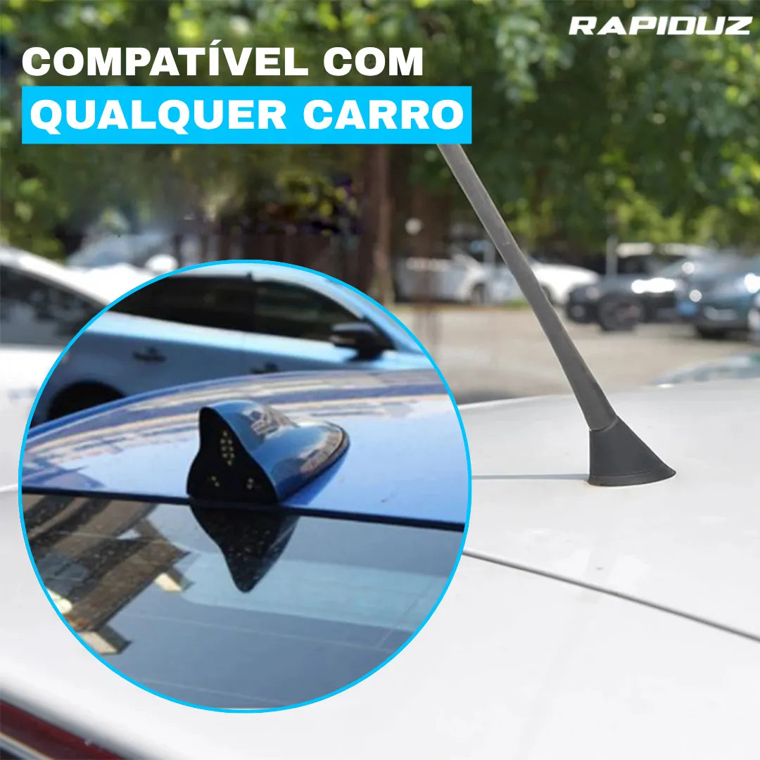 antena de tubarão para carro que é compatível com qualquer modelo de carro