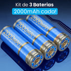 imagem mostra um aspirador de po para carro com uma bateria que pode durar dias