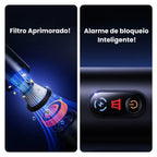 aspirador de po para carro com filtro para armazenar a sujeira 