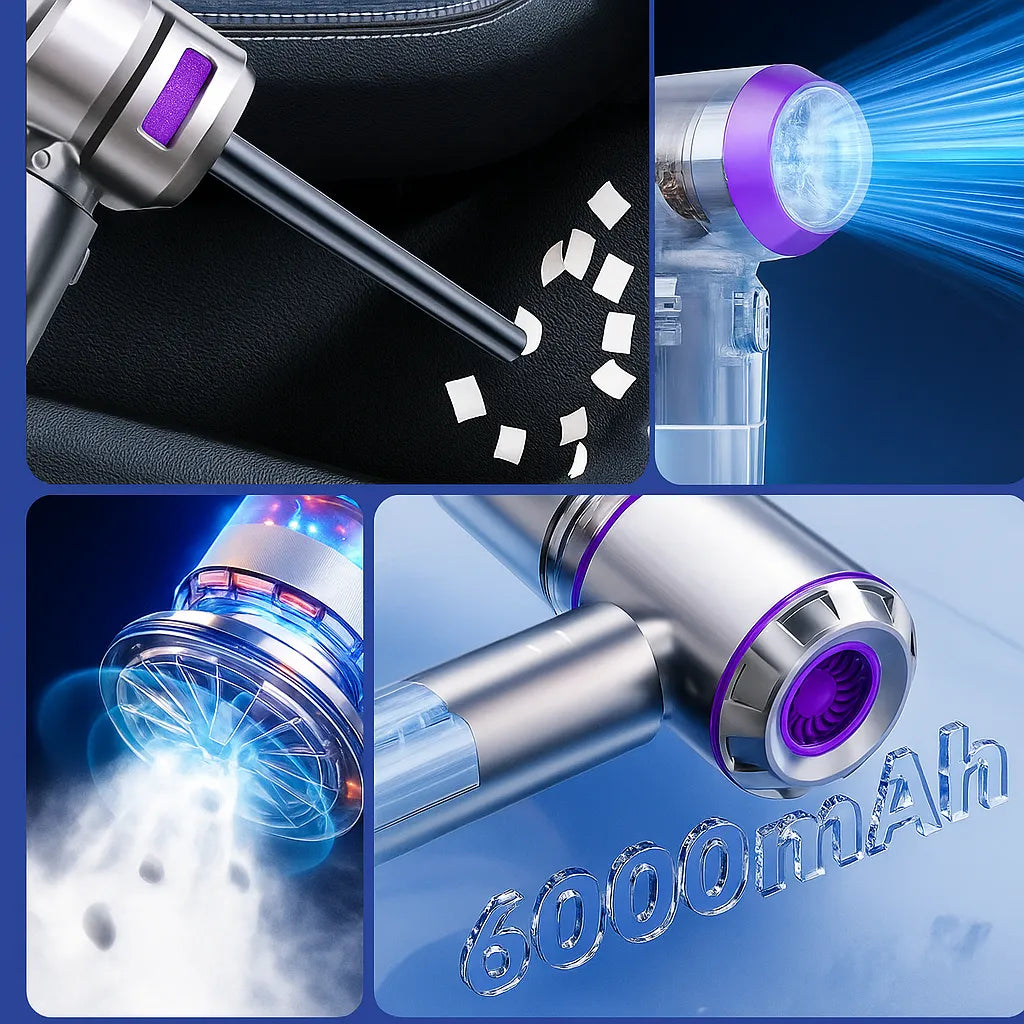 aspirador de po para carro com uma potência e eficiência fora do normal