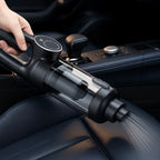 aspirador de pó de carro sugando a poeira do carro