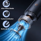 imagem mostra os befícios do aspirador de po para carro