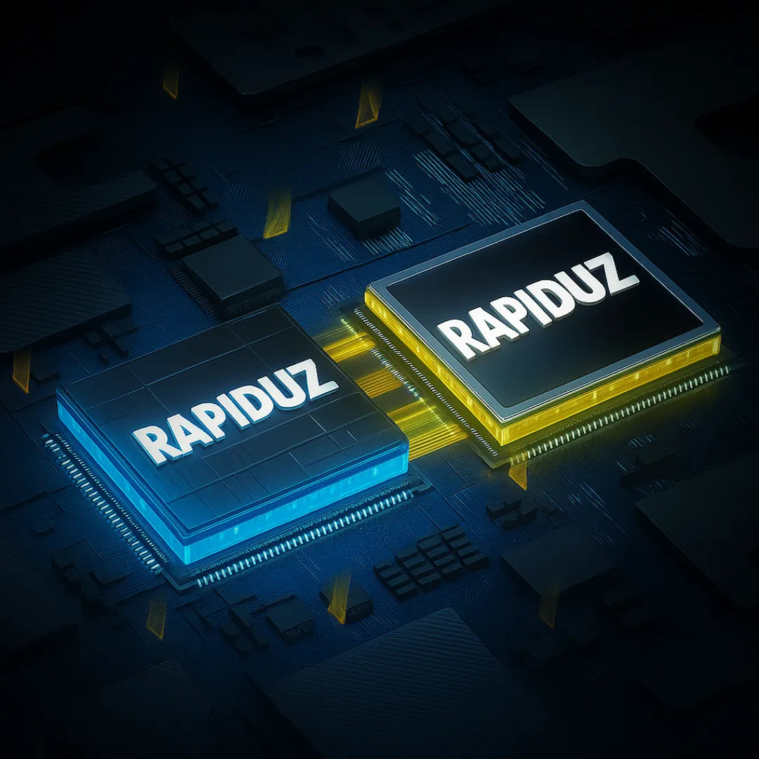 imagem mostra o chip do aspirador de po para carro da loja rapiduz