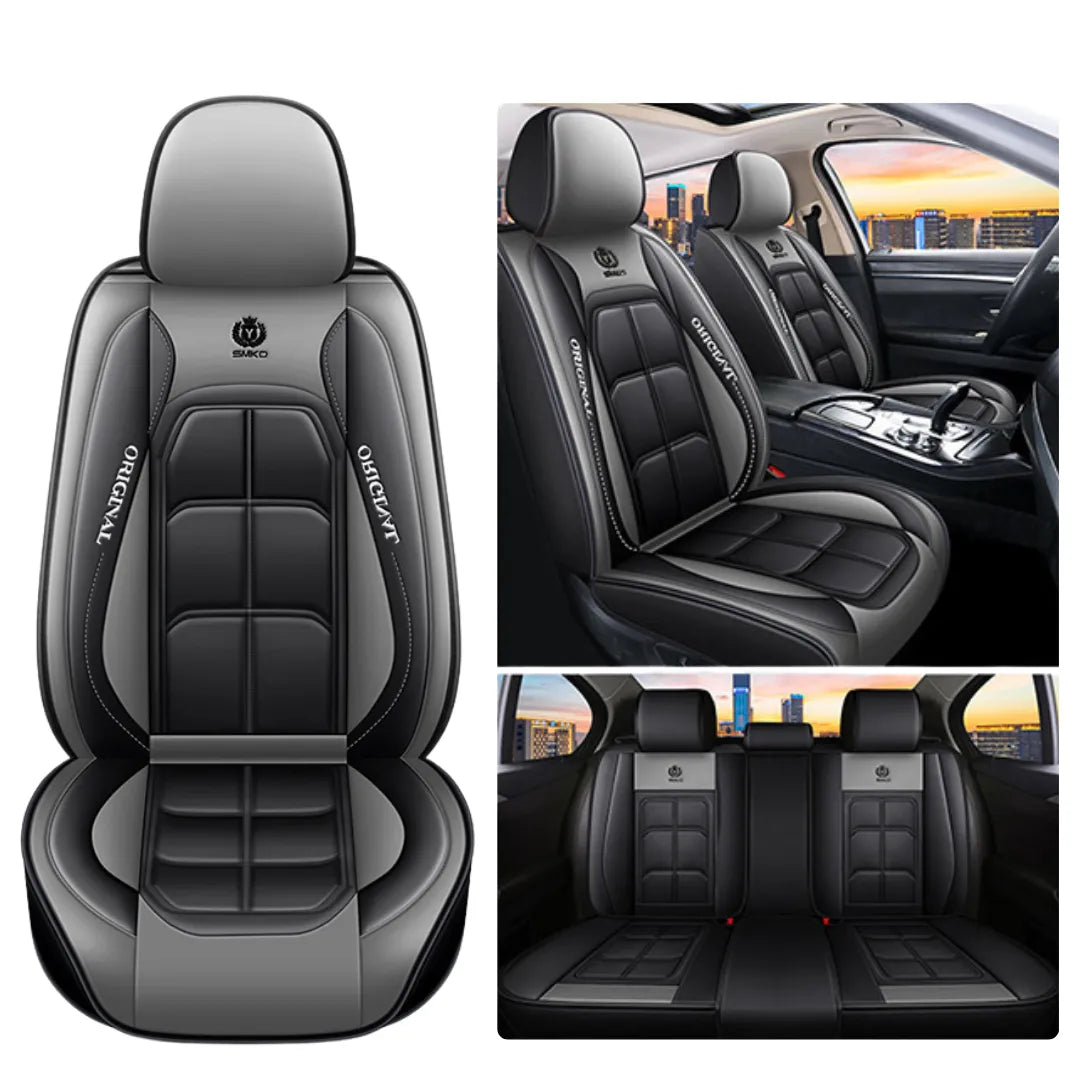 capa de banco de carro na cor cinza