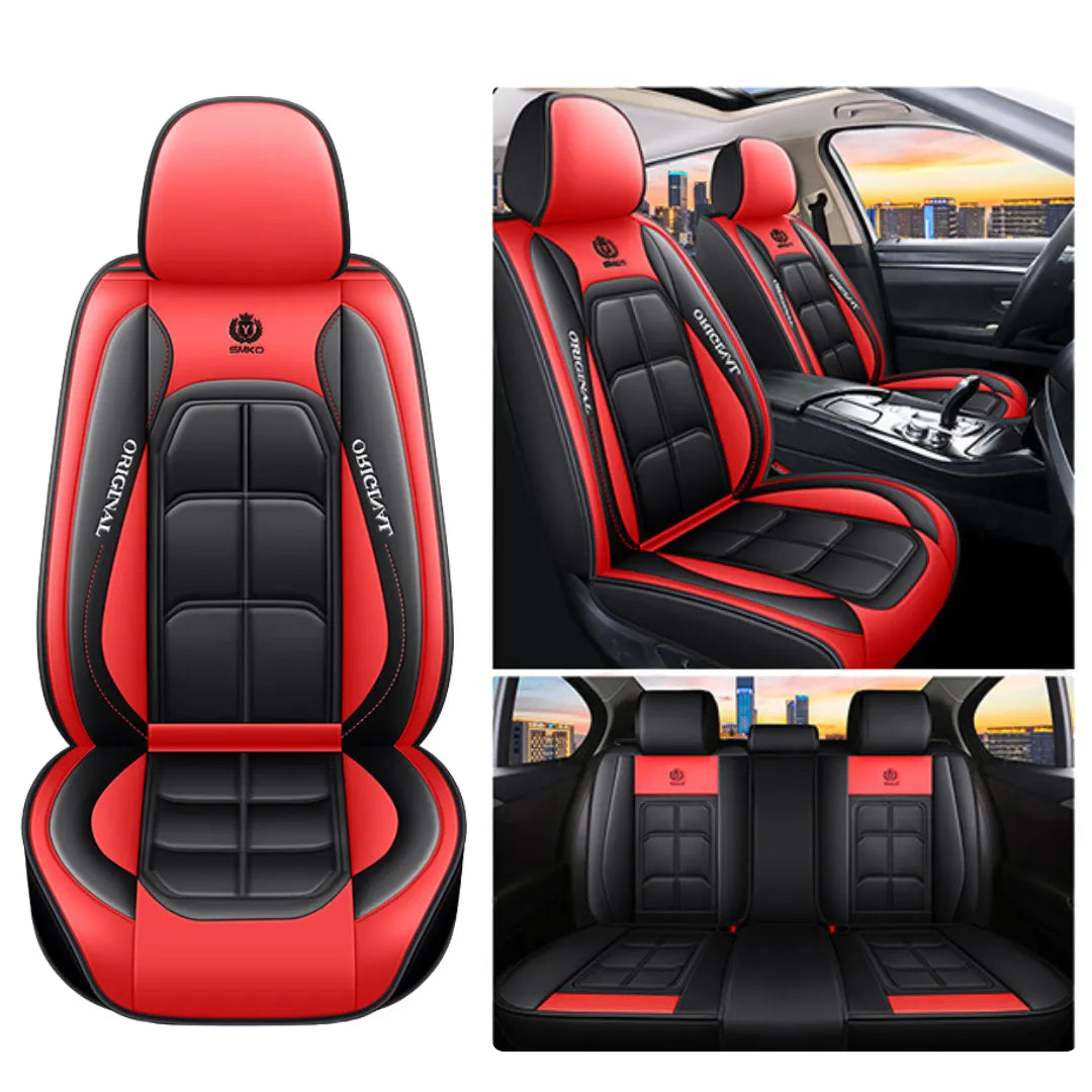 capa de banco de carro na cor vermelha