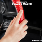 Capa de volante com acabamento suave e toque macio para mais conforto ao dirigir