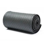 Capa de volante cinza de costurar pronta para instalação