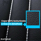 capa para banco de carro em couro 100% rico em detalhes 
