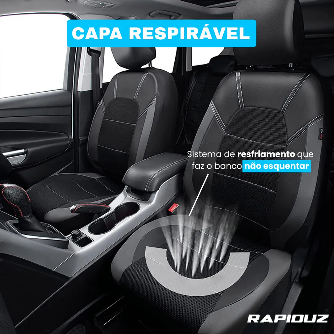 capa para banco de carro com sistema de resfriamento para refrescar o banco do carro