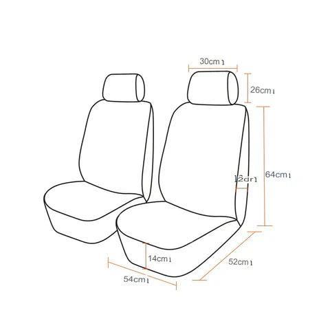 Capa de banco de carro com tamanho ajustável, fácil de instalar e confortável