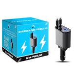 Carregador Veicular 4 em 1 - TurboFast