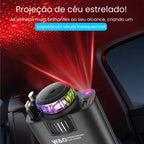 carregador veicular que possui led para iluminar o carro 