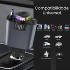 carregador veicular que carrega qualquer celular ou tablet 
