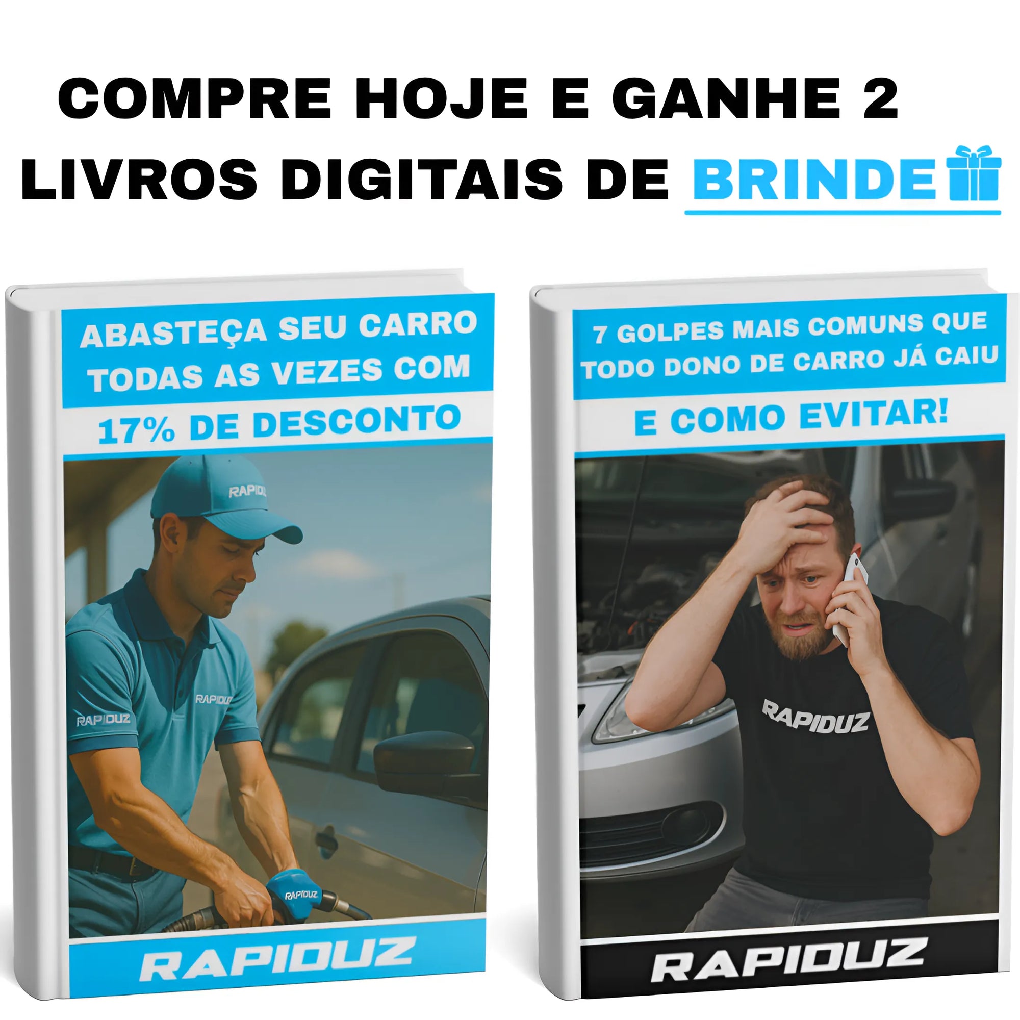 Rapiduz oferece 2 eBooks como presente em qualquer pedido feito no site
