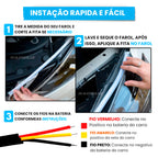 Aprenda a instalar a fita LED Rapiduz em 3 passos fáceis, rápidos e práticos para seu farol.
