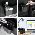 Lixeira automotiva portátil, que também serve para guardar pequenos objetos