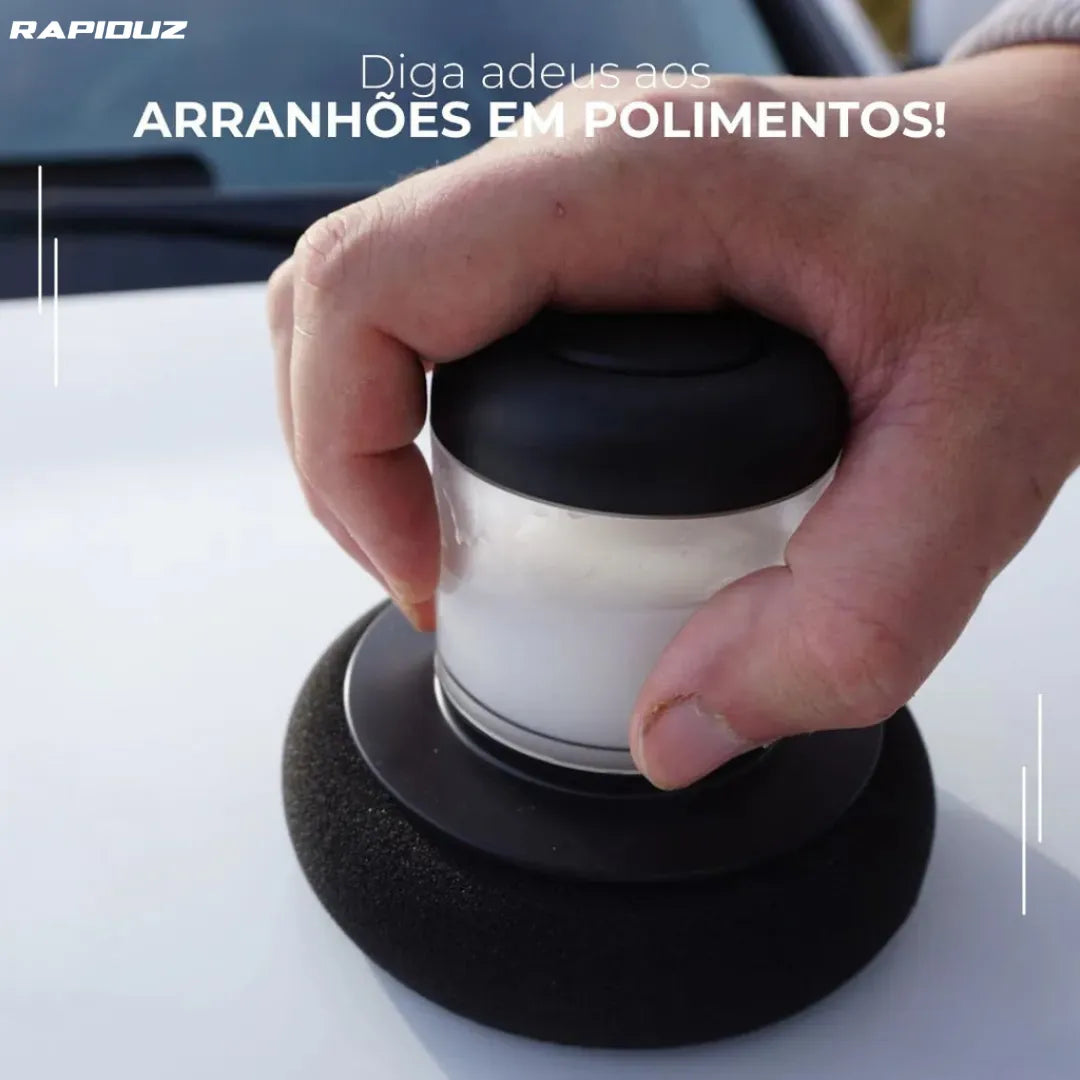Com essa máquina de polir e cera, você evita arranhões durante o polimento