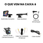 Tela multimídia para carro com kit completo de instalação e acessórios inclusos