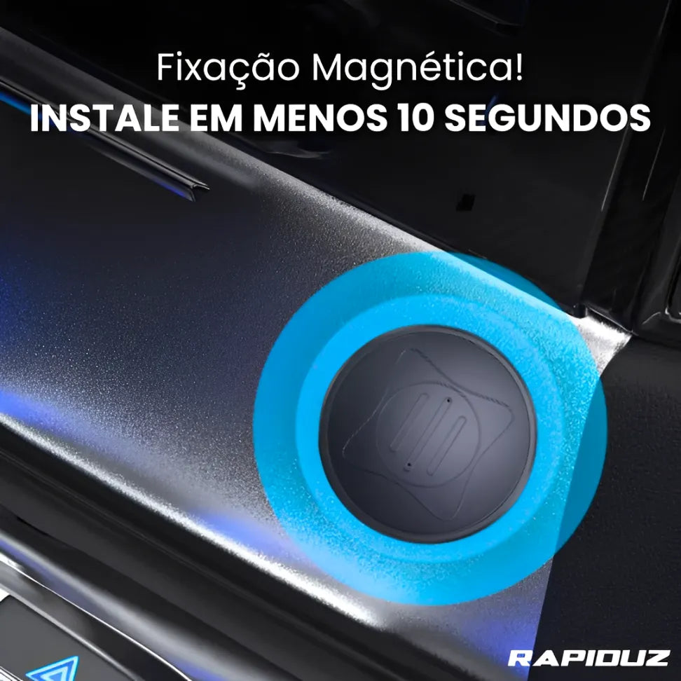 rastreador veicular com fixação magnetica para ser instalado no carro