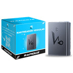 rastreador veicular sendo mostrado na imagem