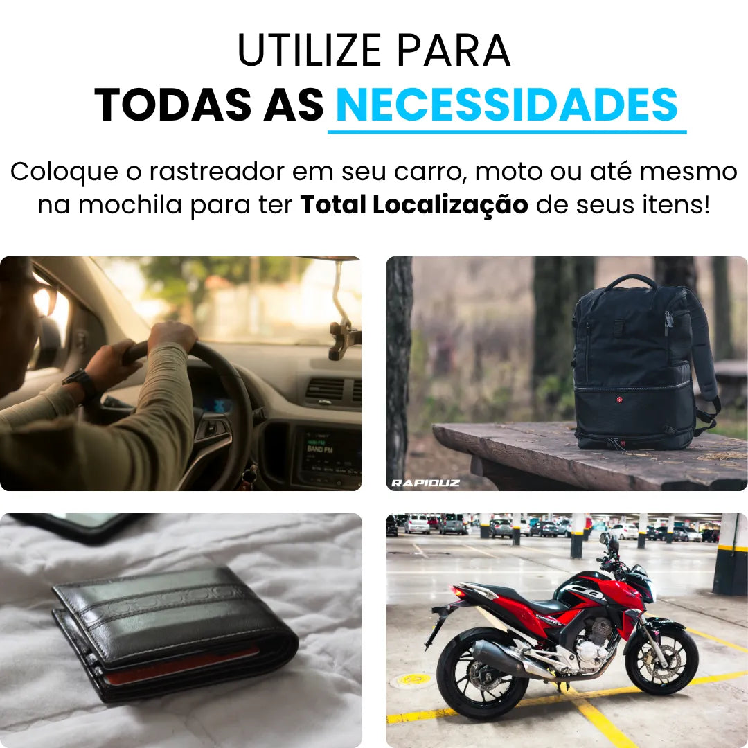 rastreador veicular que pode ser utilizado para todas as necessidades do seu dia a dia