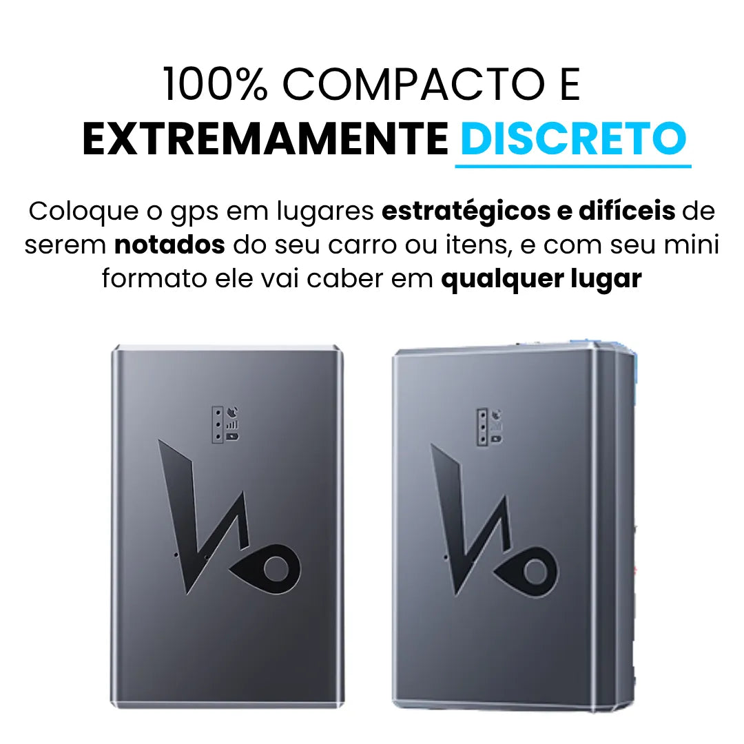imagem mostra um rastreador veicular extremamente discreto e compacto para ser usado