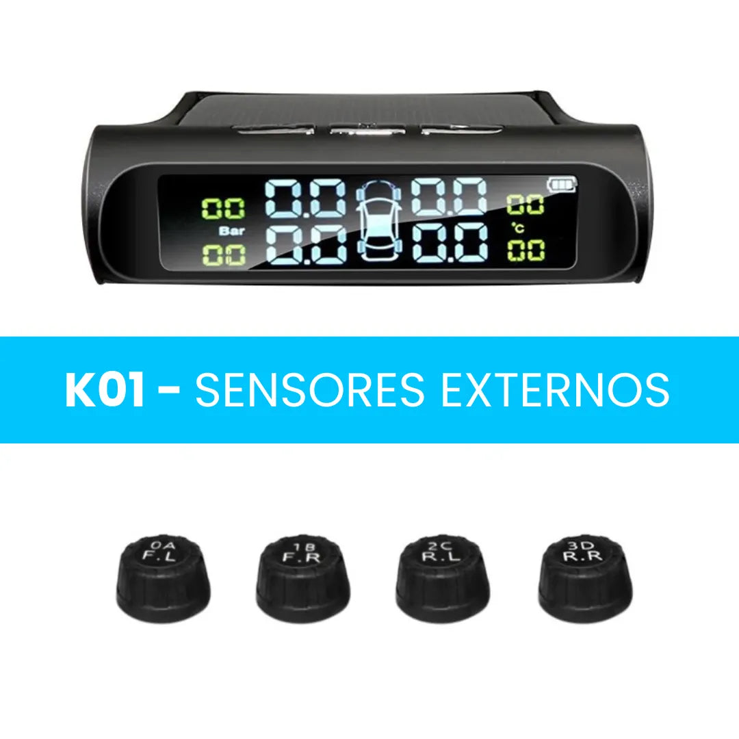 imagem mostra sensor tpms com sensores externos 