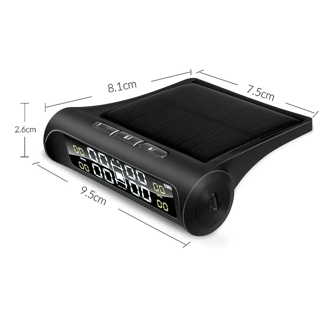 imagem mostra tamanho medido em centímetros do sensor tpms 