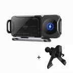 Suporte de celular para carro com fixador para encaixar na saída de ar.