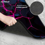 Tapete de carro com base antiderrapante que evita deslizamento durante o uso